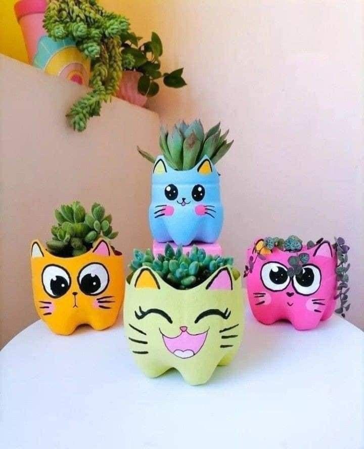 Plastic Bottle Planters